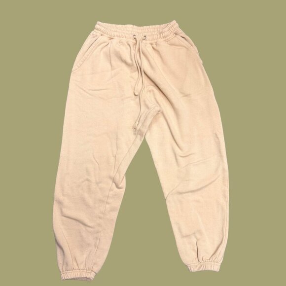 ✨ Missguided Petite Neutral Fleece-Lined Jogger Sweatpants (US 4 / UK 8) - Picture 3 of 9